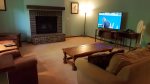 Family room with HDTV